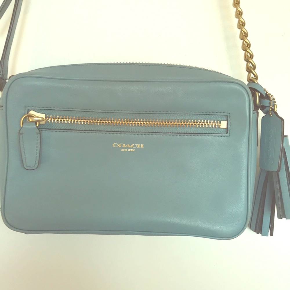 Coach, Sky Blue, shoulder bag